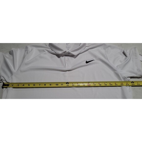 Nike Court Dri-FIT ADV Slam Tennis Polo Shirt Mens 2XL White 3D Swoosh Logo NWoT - Picture 4 of 11